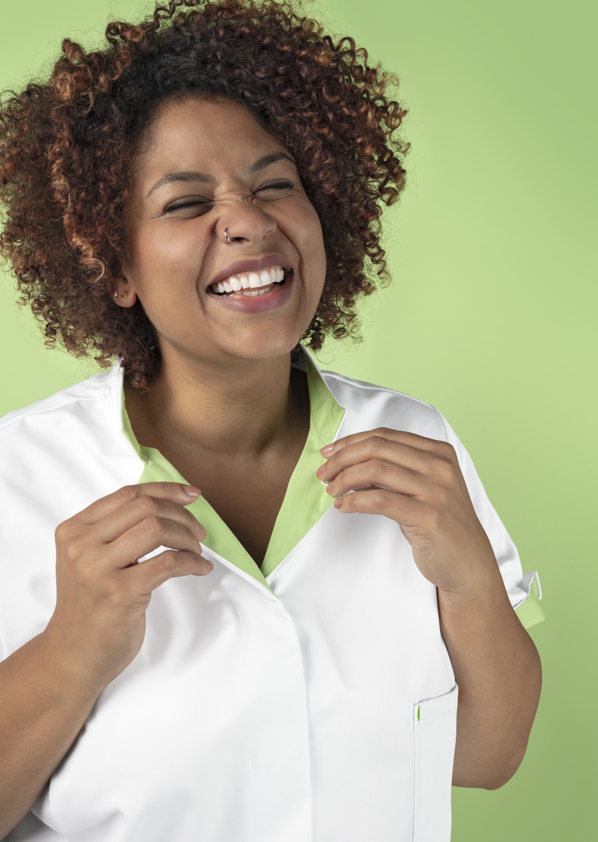 1600-485-2178 BP® Tuniek voor dames wit/lichtgroen Thumbnail 3