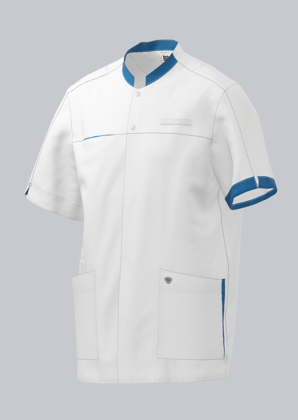 BP® Tuniek voor heren 1705-485-2106_BP® Tuniek voor heren_wit/azuurblauw_Cover afbeelding