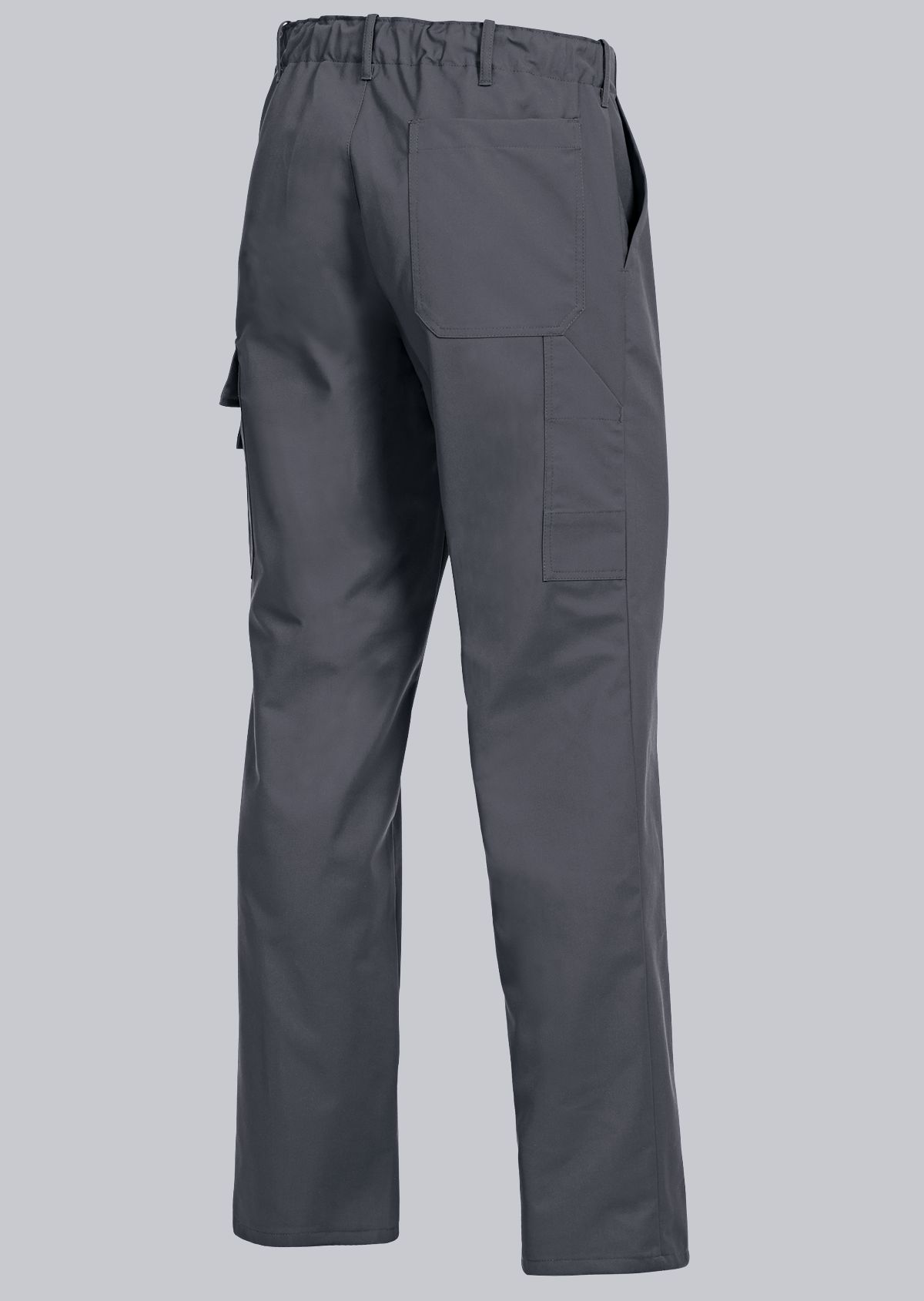 BP® Arbeitshose mit verdeckten Knöpfen dunkelgrau Thumbnail 1