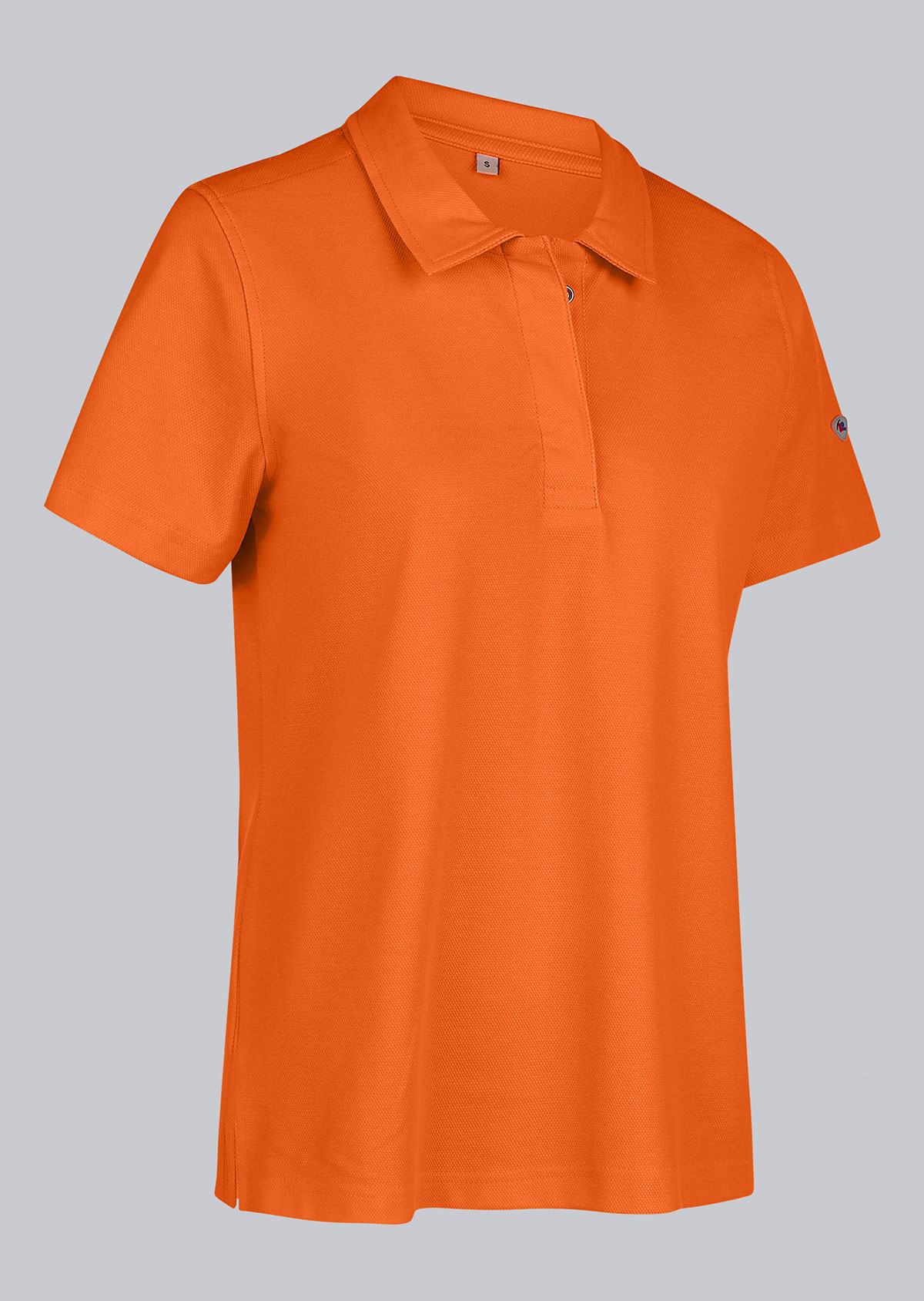 BP® Poloshirt zur erhöhten Sichtbarkeit für Damen warnorange Thumbnail 1