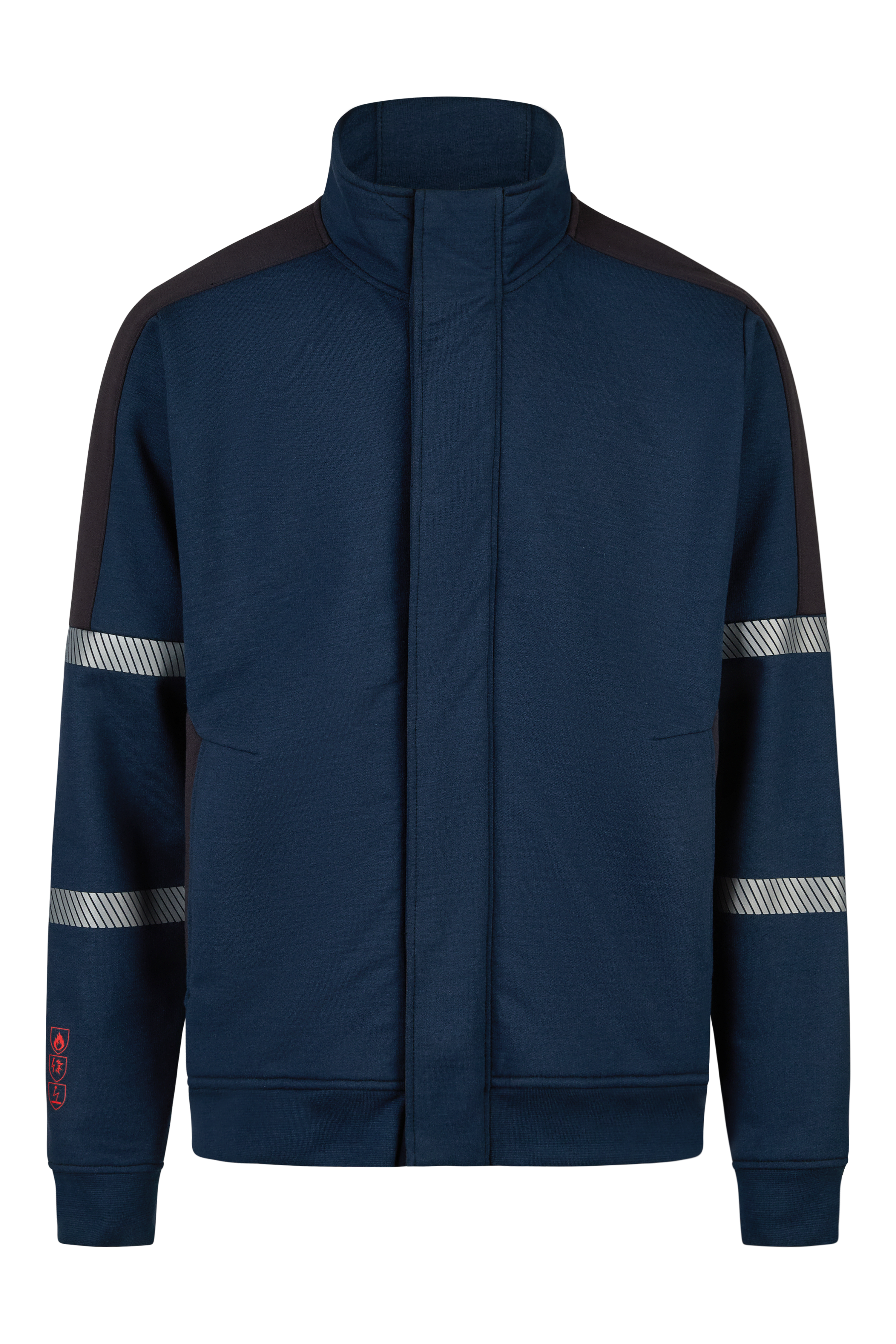 BP® Veste sweat multinormes APC1, visibilité améliorée bleu nuit/noir Photo principale