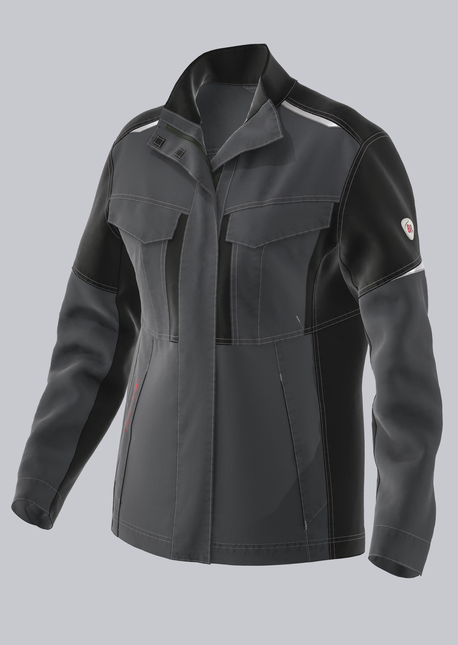 2448-581-5632 BP® Licht multinorm-jack APC2 voor dames antraciet/zwart Hoofdafbeelding