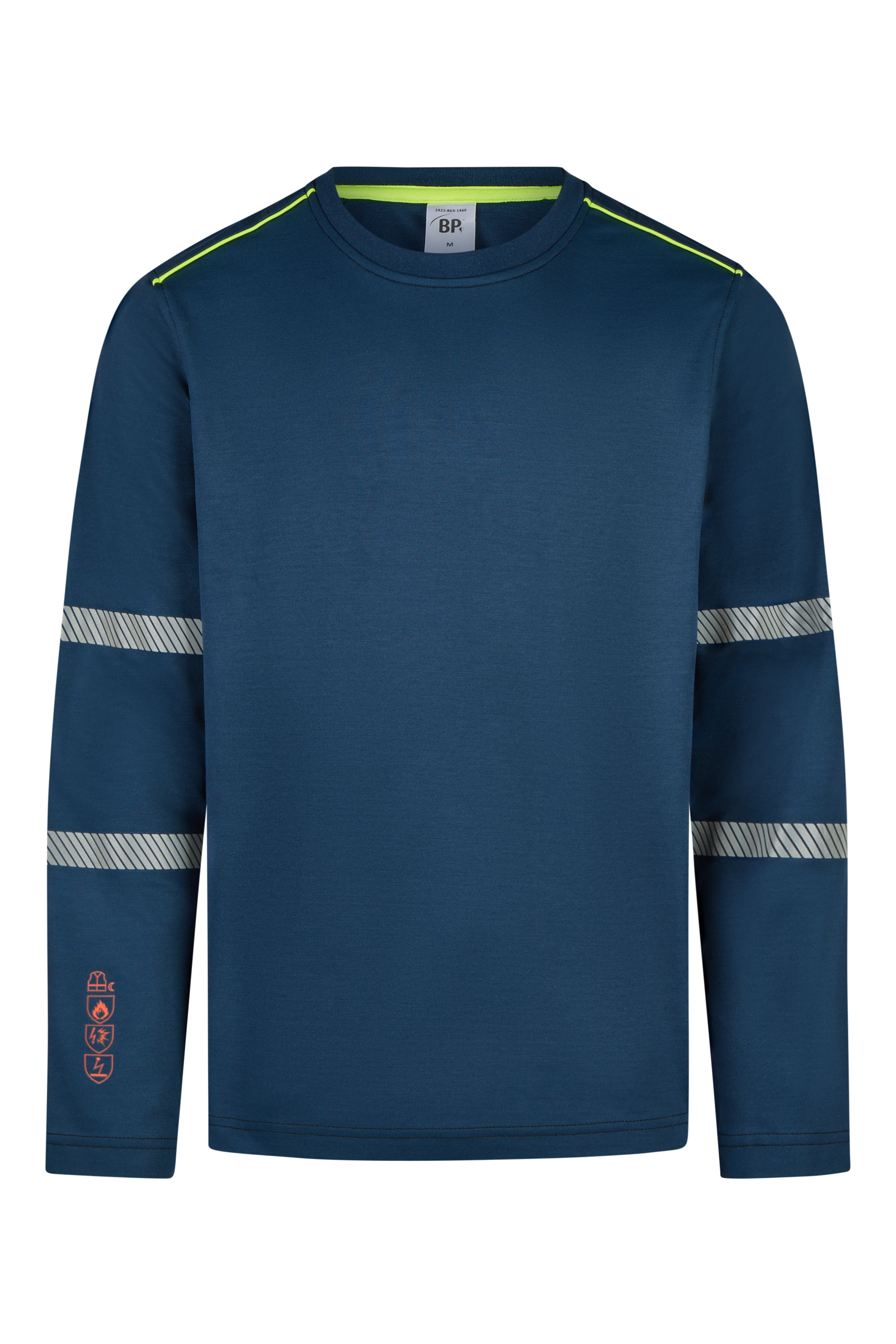 BP® Multinorm-Langarmshirt APC1, erhöhte Sichtbarkeit 2422-863-1466_BP® Multinorm-Langarmshirt APC1, erhöhte Sichtbarkeit_nachtblau/warngelb_Cover Bild