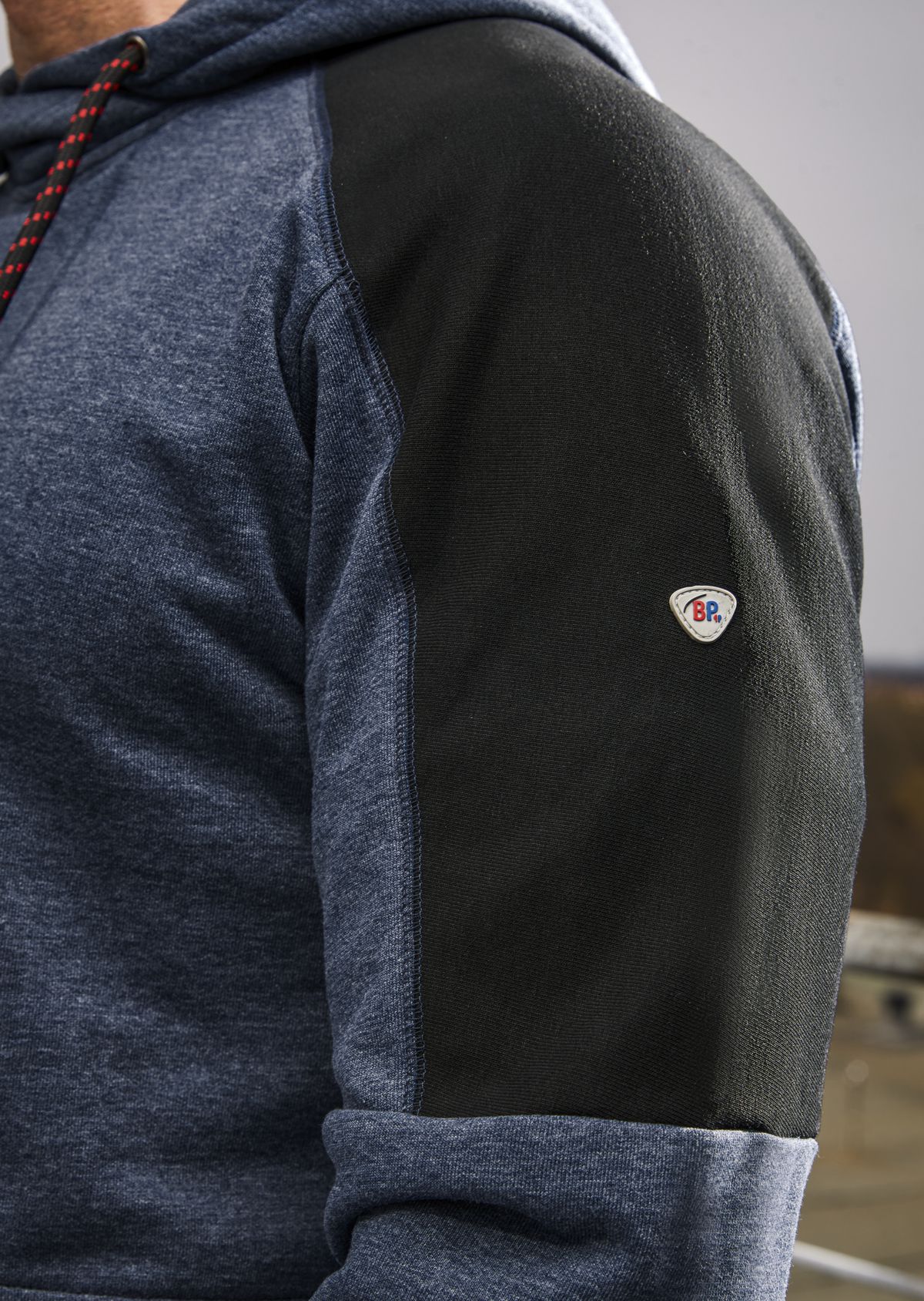 BP® Hoodie nachtblau/schwarz Thumbnail 4