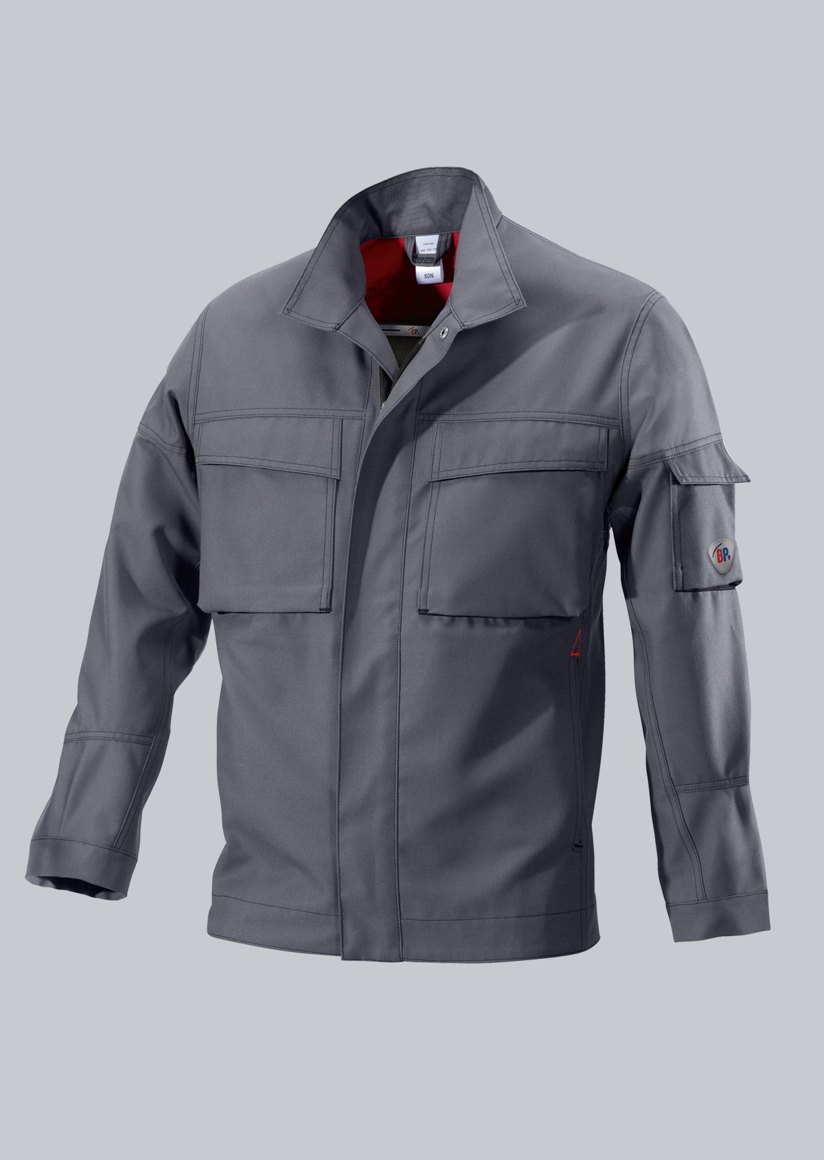 1787-555-53_BP® Strapazierfähige Arbeitsjacke_dunkelgrau/schwarz_Cover Bild