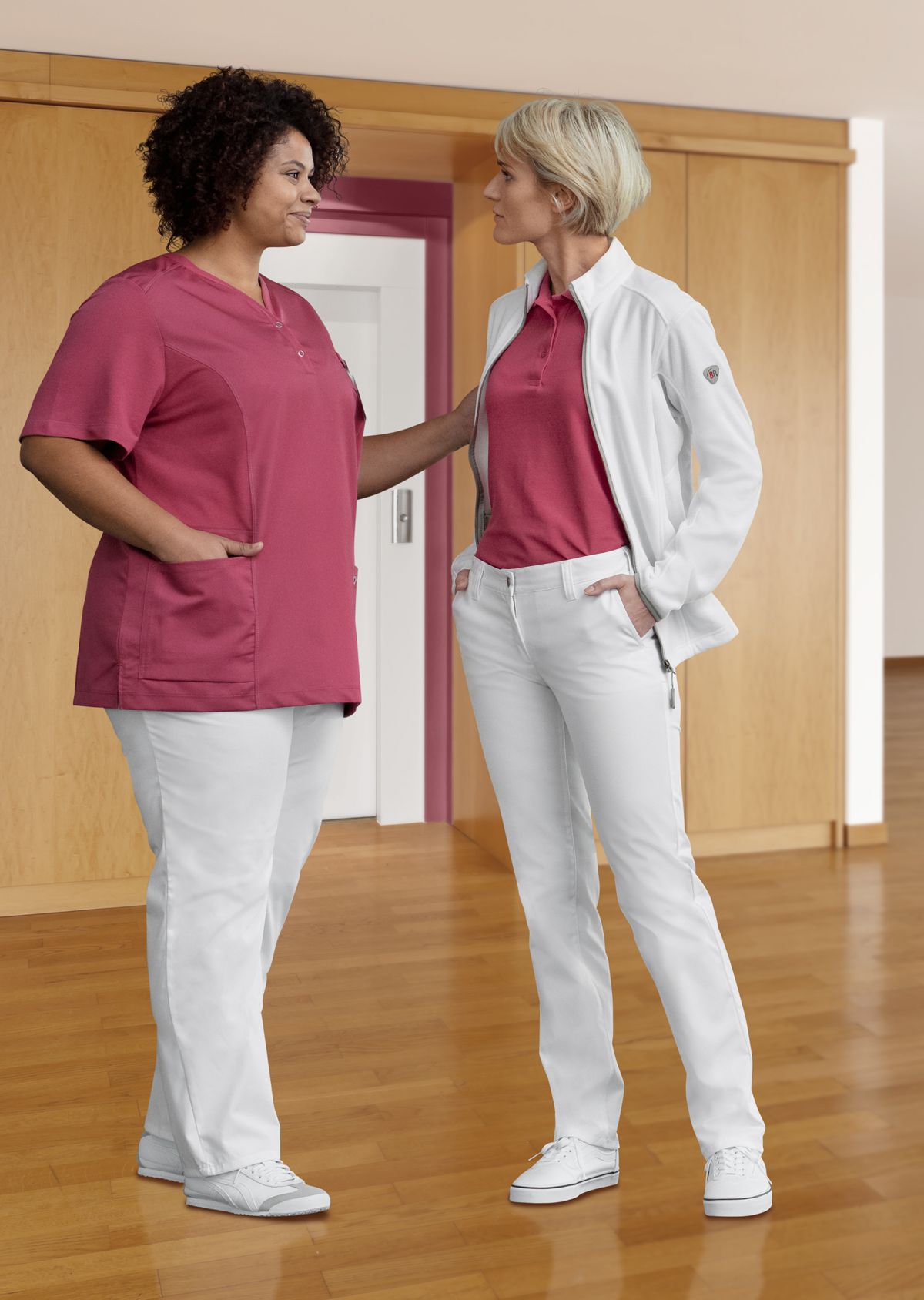 1734-686-21 BP® STRETCH-Chinohose für Damen weiß Thumbnail 3