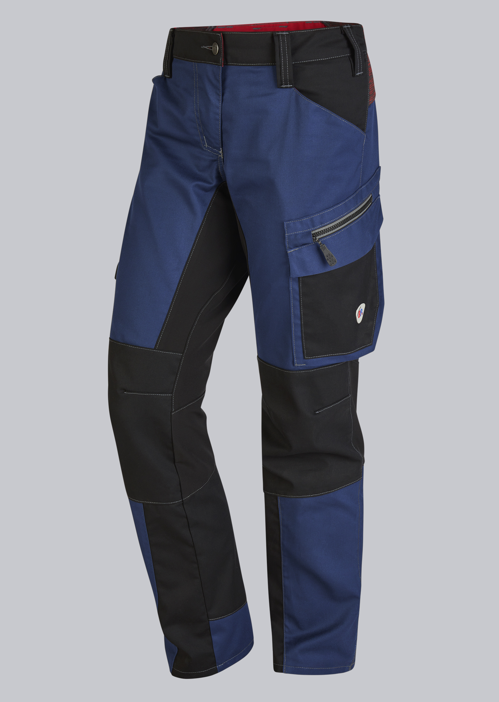 BP® Leichte Hybrid-Arbeitshose für Damen nachtblau/schwarz Cover Bild