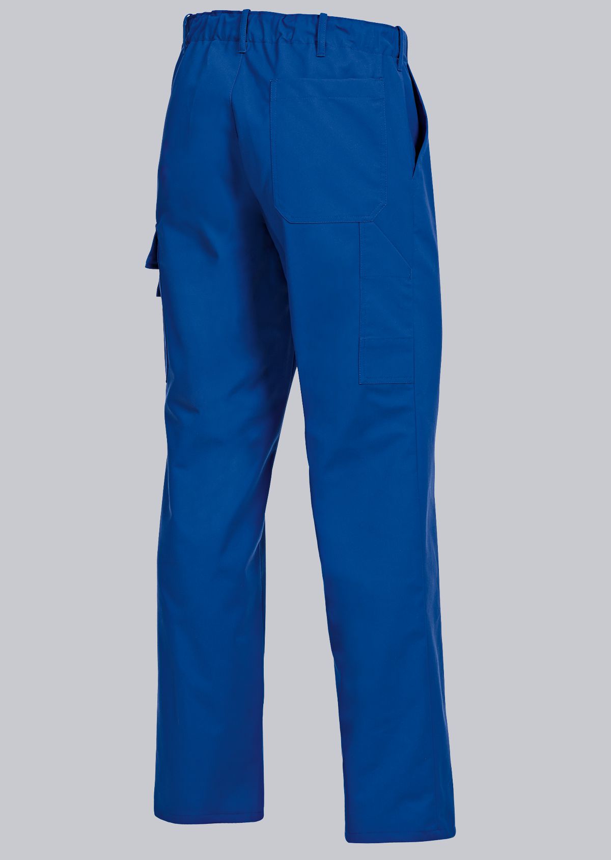 BP® Pantalon de travail avec boutons dissimulés bleu roi Thumbnail 1