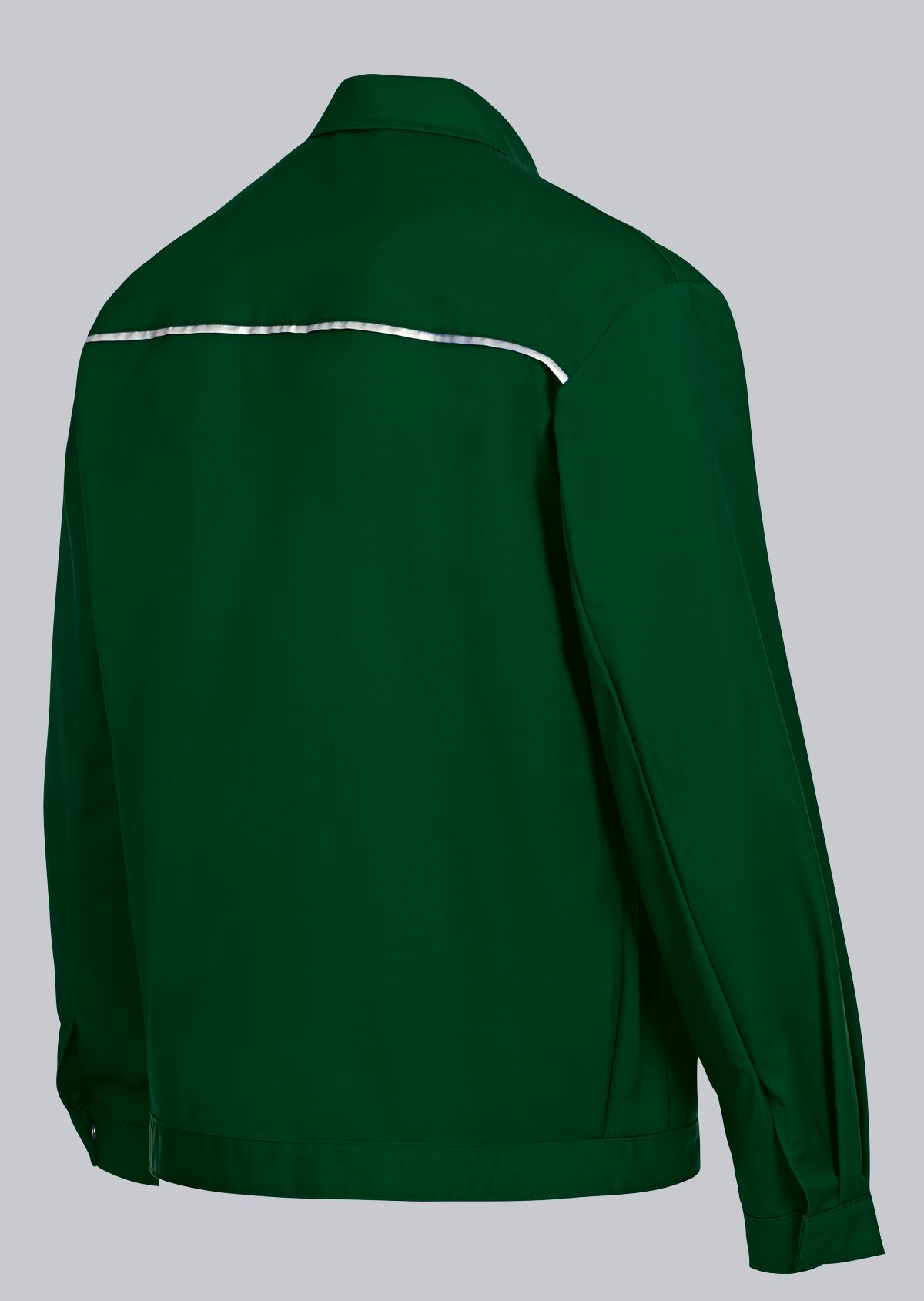 BP® Arbeitsjacke mit verdeckten Knöpfen mittelgrün Thumbnail 1