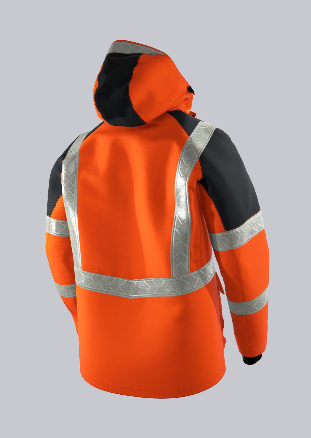 2033-880-6556 BP® Veste hiver à haute visibilité orange haute visibilité/anthracite Thumbnail 1
