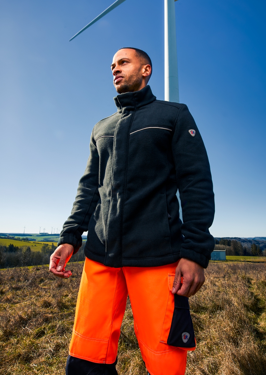 BP® Multi-standard APC1 fleece jacket 2424-860-0032_BP® Multi-standard APC1 fleece jacket_black_Image 4