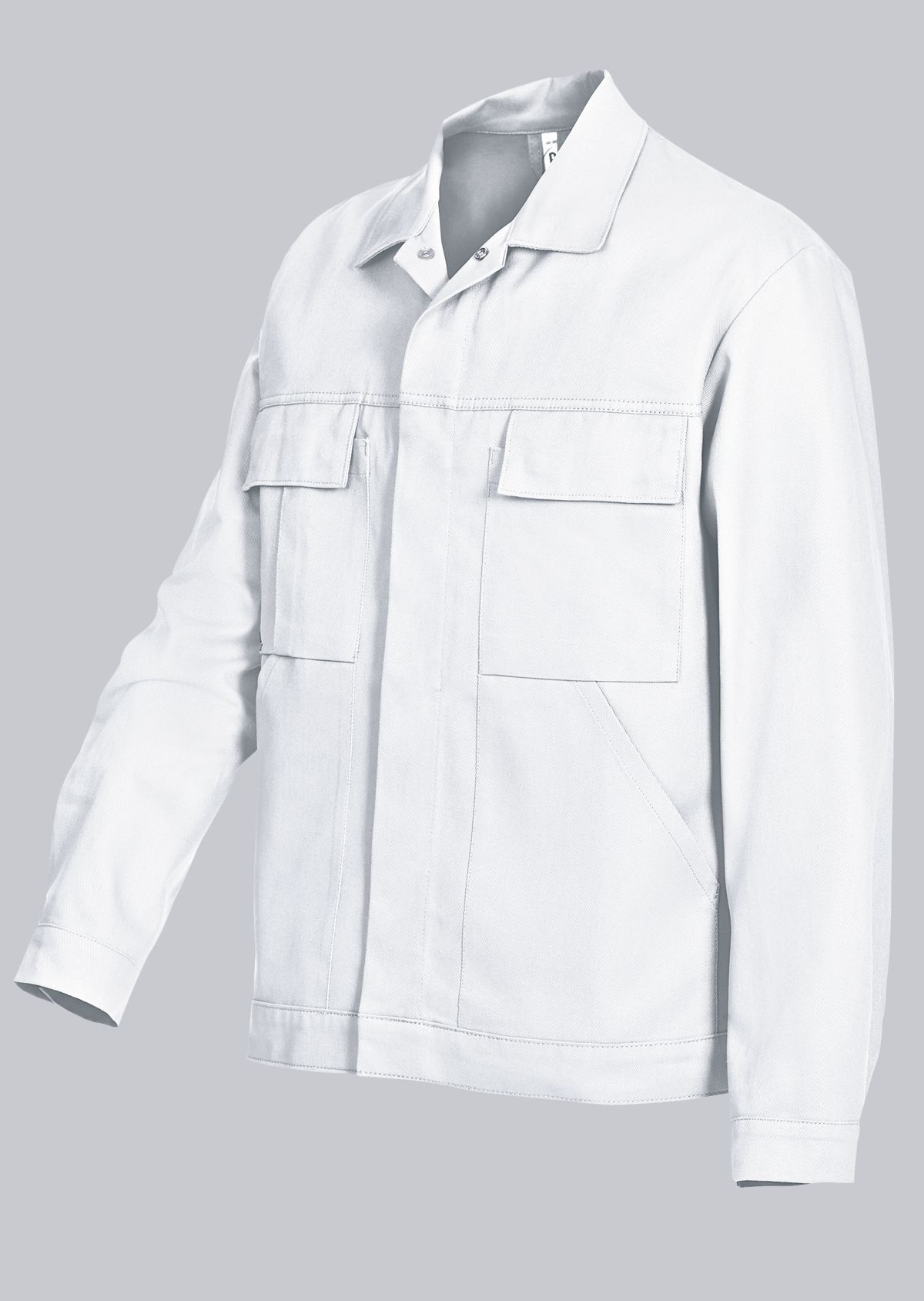1485-060-21_BP® Basic-Arbeitsjacke aus Baumwolle_weiß_Bild 1