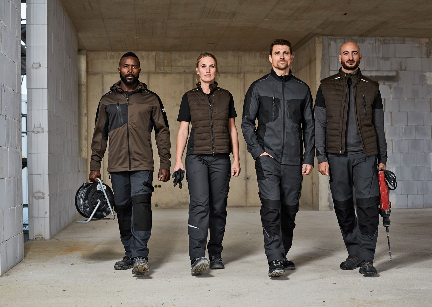 1820-565-5632 BP® Robuuste werkbroek met kniezakken antraciet/zwart Thumbnail 6