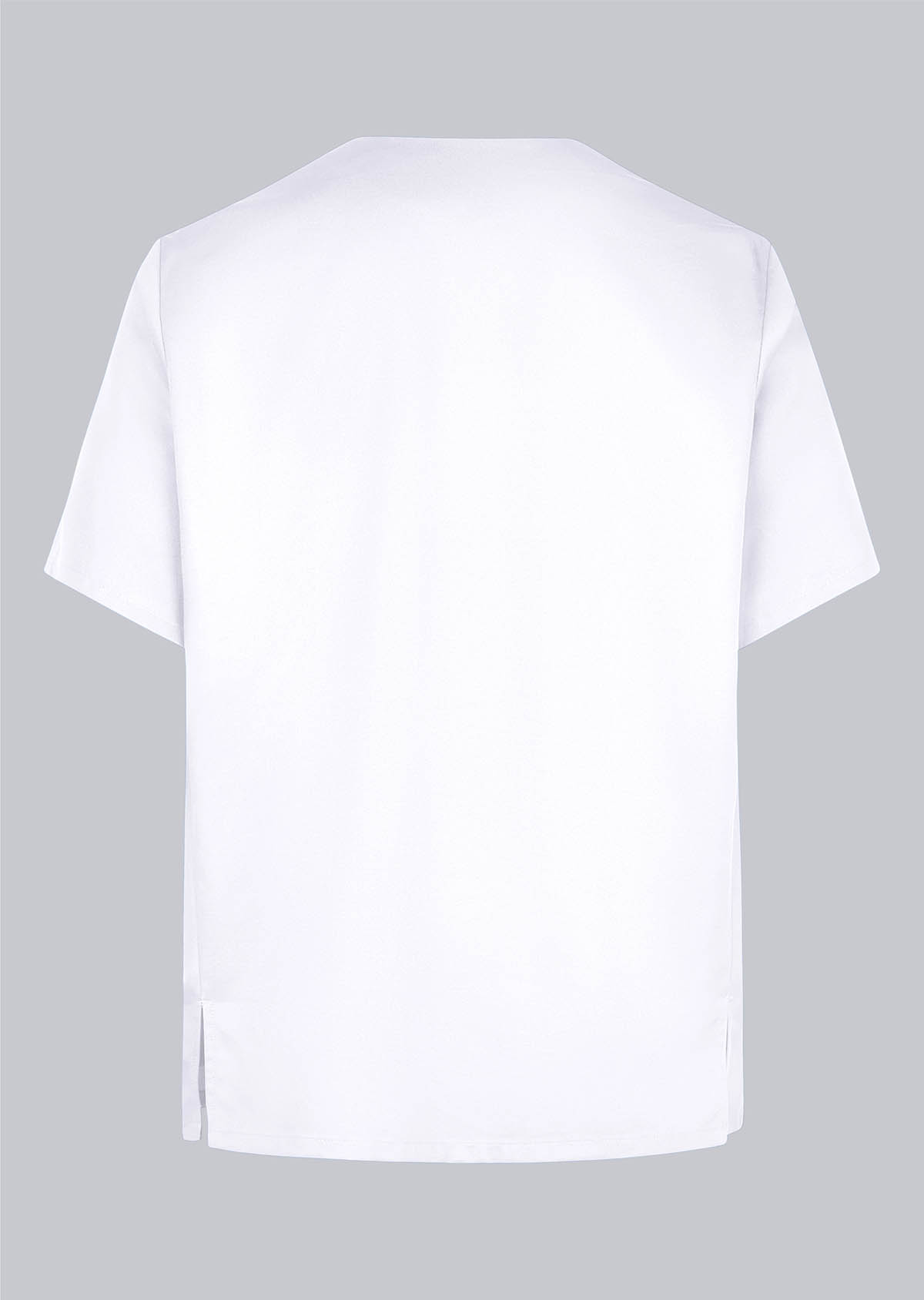 1633-853-0021 BP® Tunique à enfiler légère avec TENCEL™ Lyocell unisexe blanc Thumbnail 3