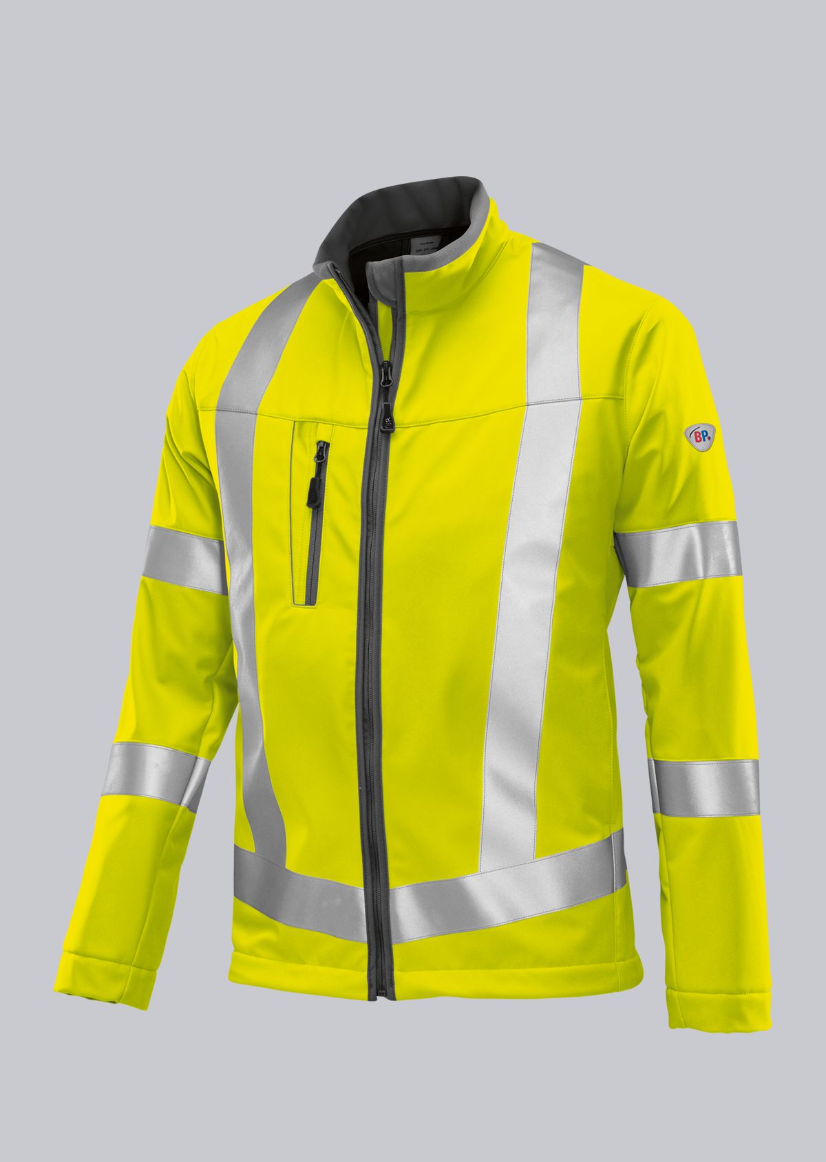 BP® Warnschutz-Softshelljacke warngelb Cover Bild