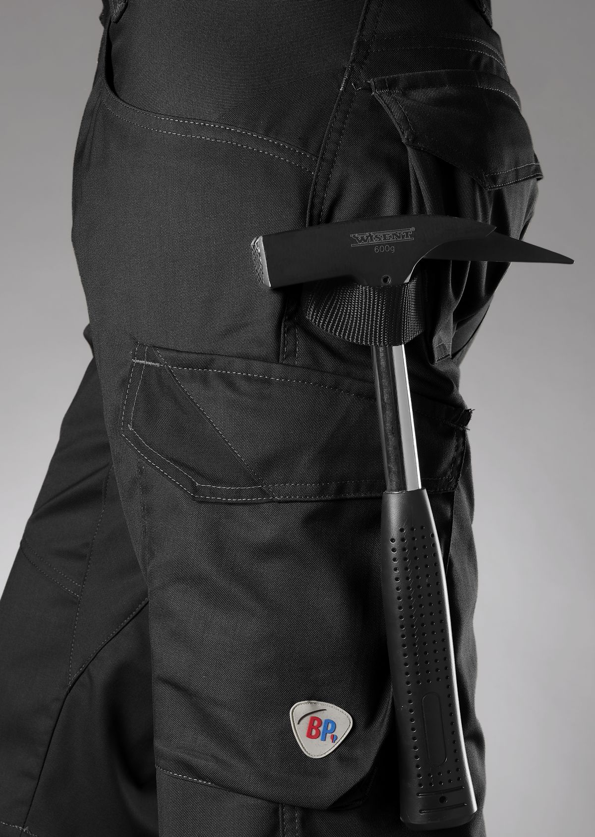 1993-570-32 BP® Lichte shorts zwart Thumbnail 3