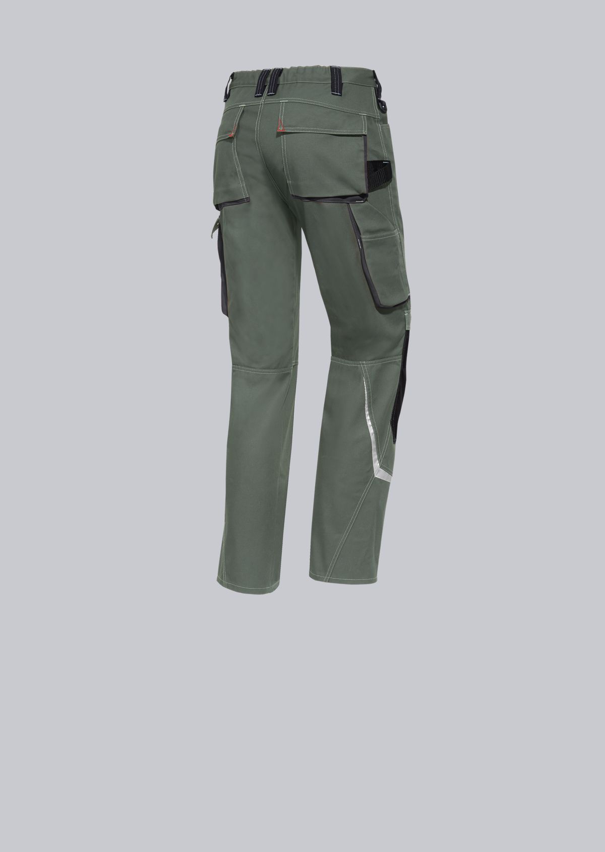 1803-720-70_BP® Komfort-Arbeitshose mit Reflex und Kniepolstertaschen_olivgrün/anthrazit_Bild 2