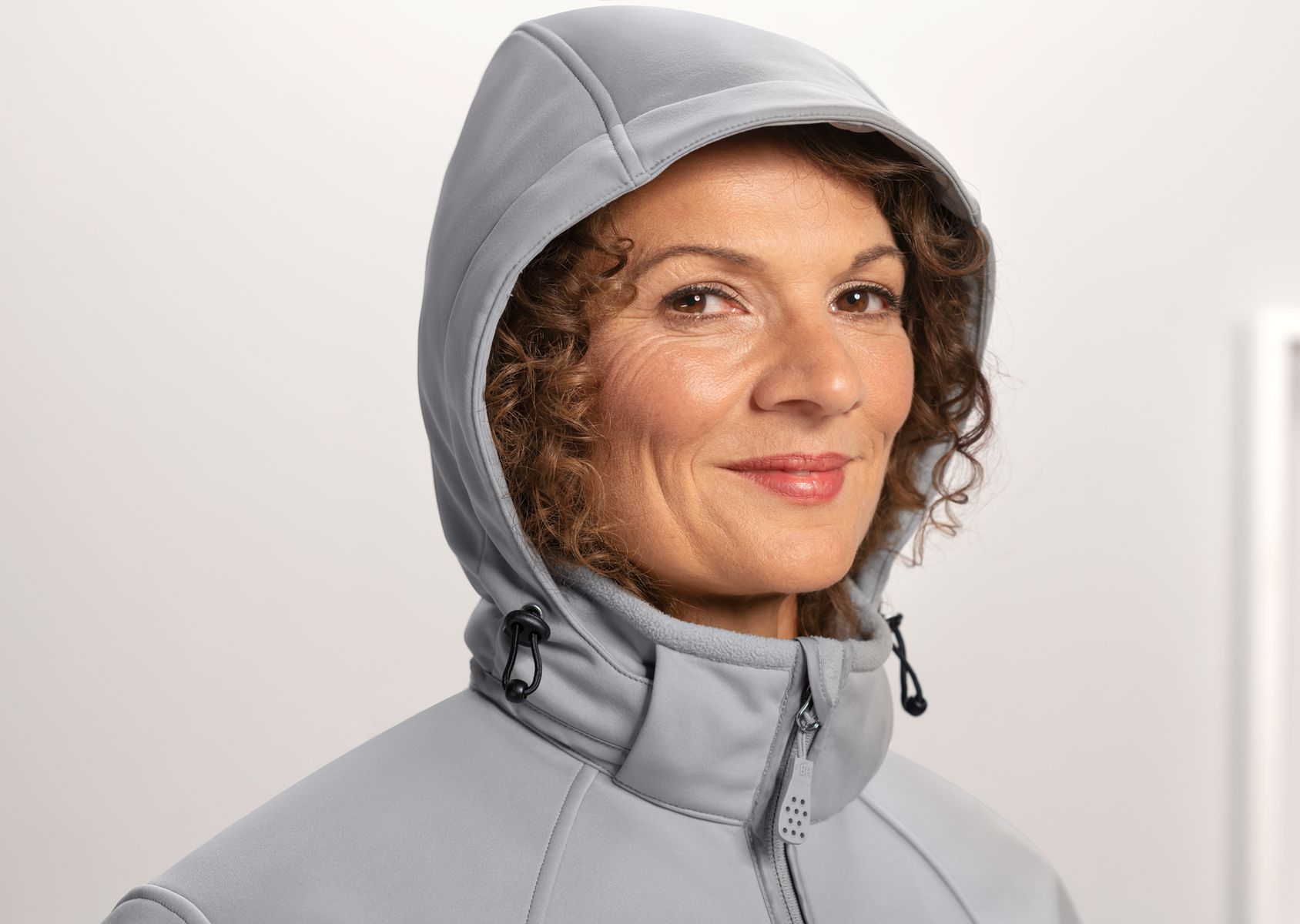 BP® Veste soft-shell femmes gris clair Thumbnail 2