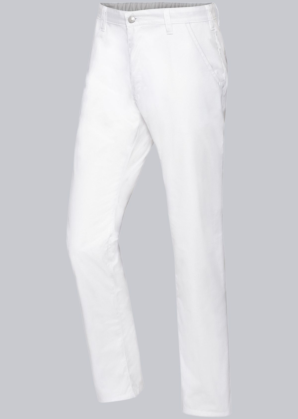 1735-130-0021 BP® Katoenen chinobroek voor heren wit Hoofdafbeelding