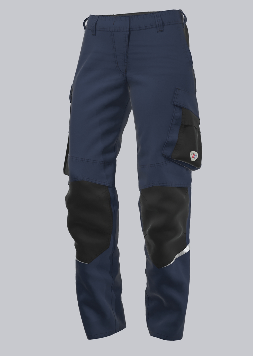 BP® Leichte Multinorm-Hose APC2 für Damen nachtblau/schwarz Cover Bild