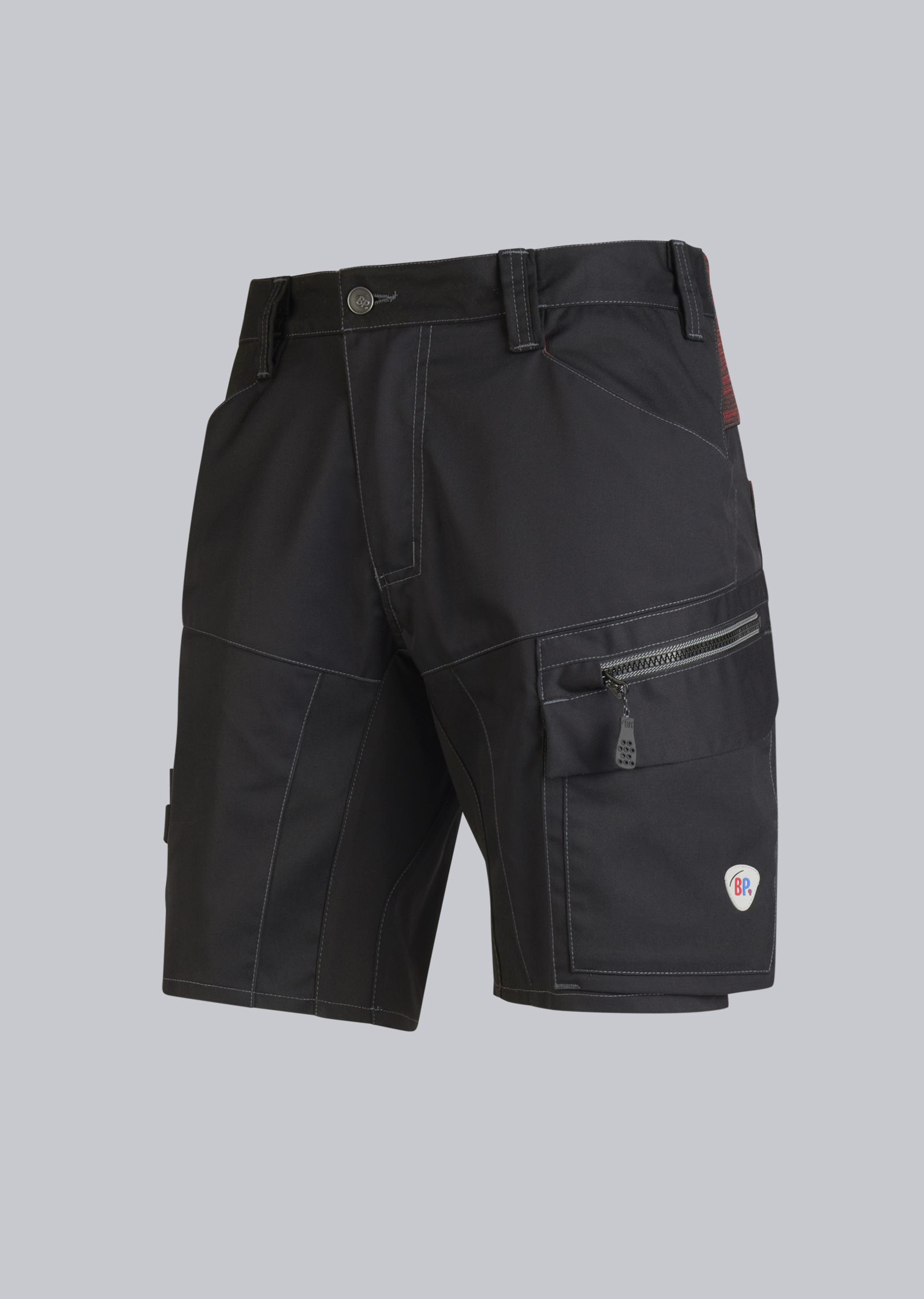 BP® Lichte hybride shorts zwart Hoofdafbeelding