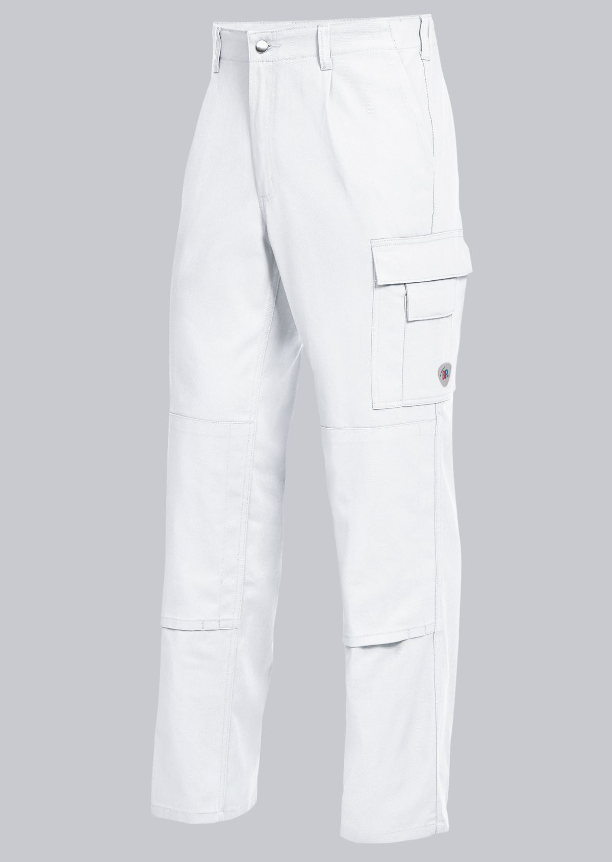 BP® Basic-Arbeitshose aus Baumwolle mit Kniepolstertaschen weiß Cover Bild
