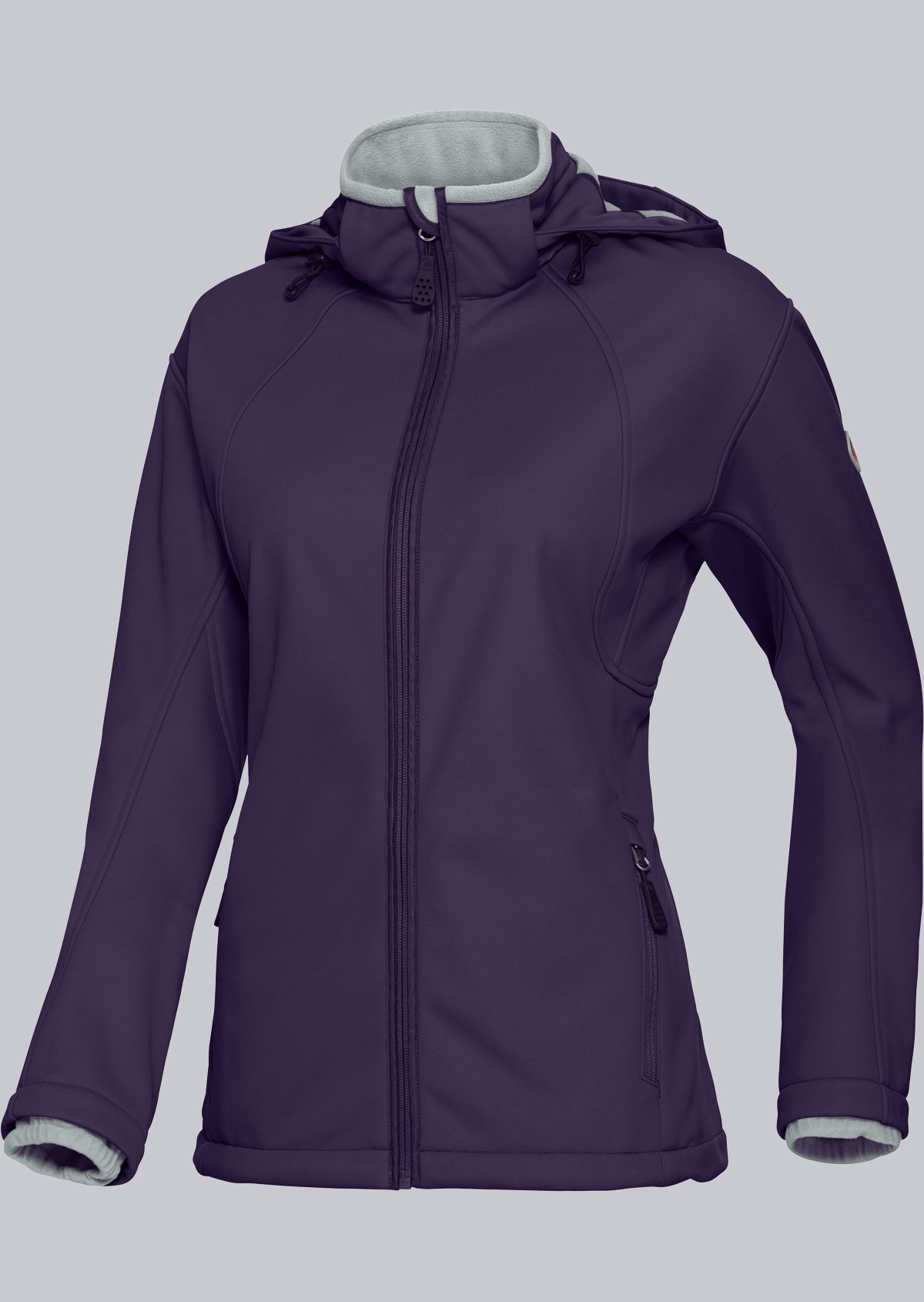 1687-571-0890 BP® Women's soft-shell jacket aubergine Cover image