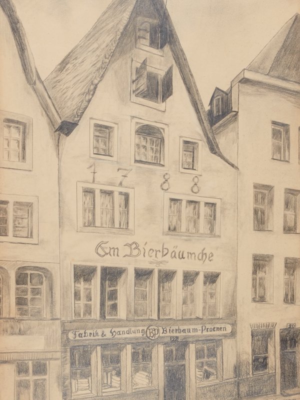Old caricature of the historic BP® company headquarters from 1788.
