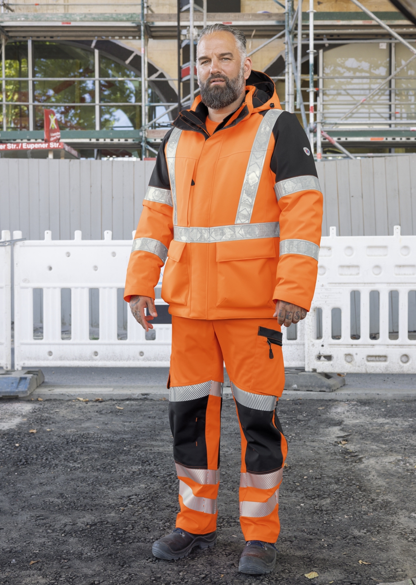 BP® Veste hiver à haute visibilité orange haute visibilité/anthracite Thumbnail 13