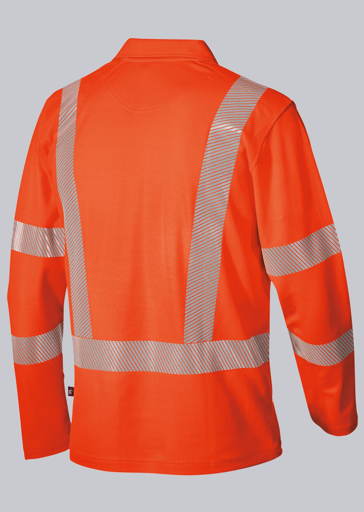 2133-261-85_BP® Warnschutz-Langarmpoloshirt_warnorange_Bild 2