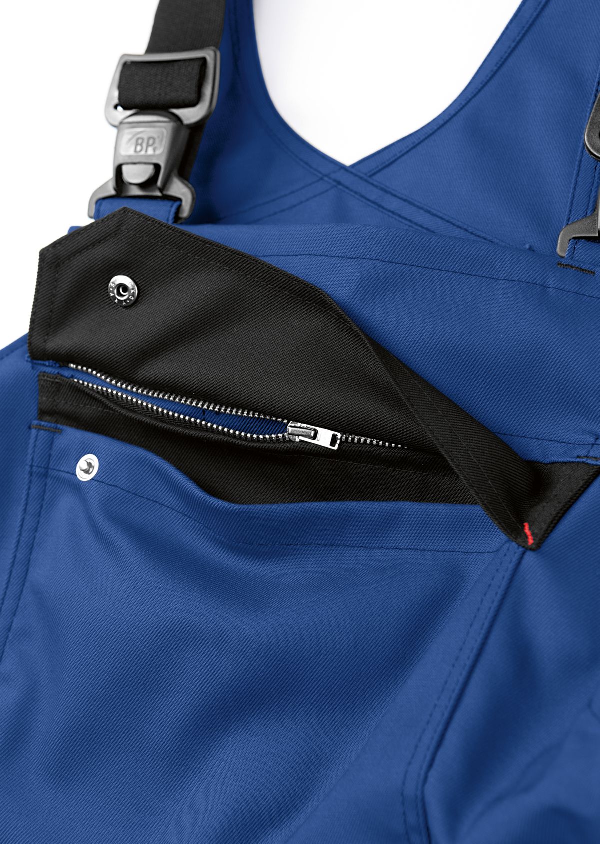 BP® Multinorm-Latzhose APC1 königsblau/schwarz Thumbnail 1