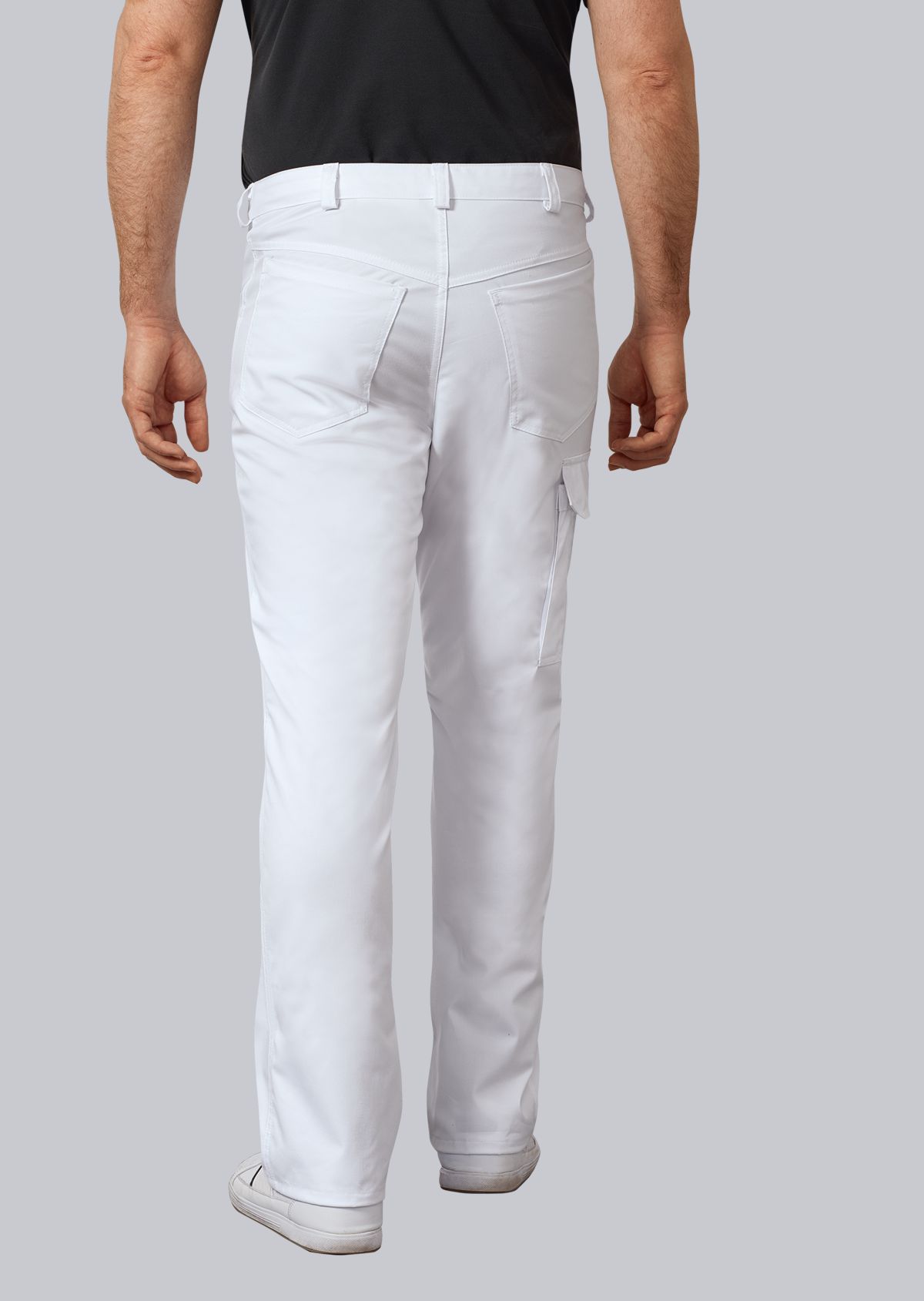 BP® STRETCH-Jeans mit Cargotasche für Sie & Ihn weiß Thumbnail 3