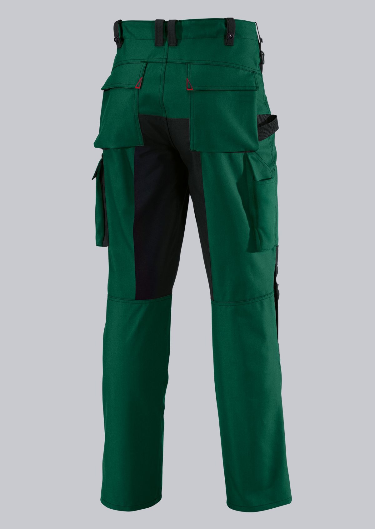 1789-555-74 BP® Stevige werkbroek met kniezakken middelgroen/zwart Thumbnail 1