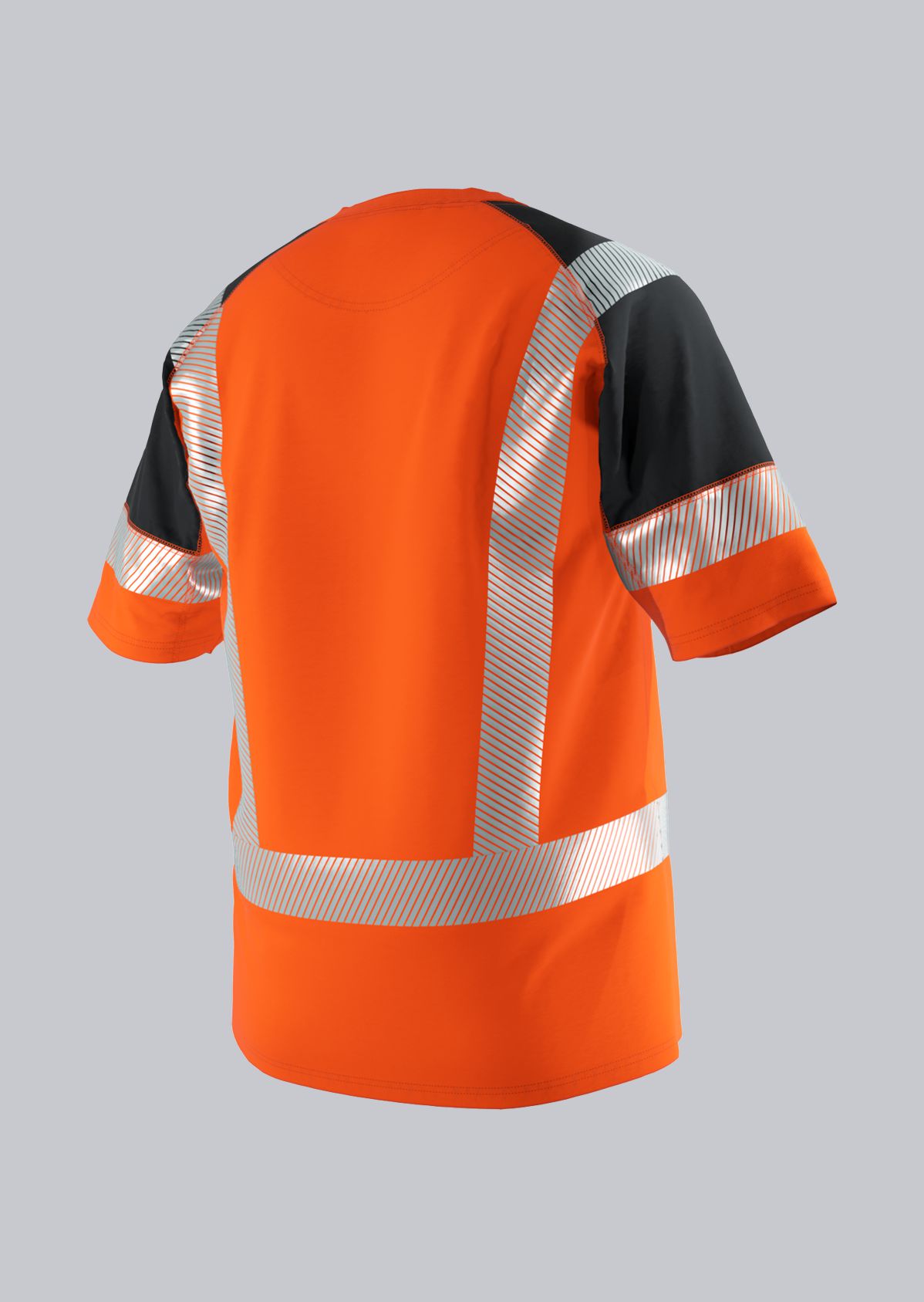 2139-861-6556_BP® Warnschutz-Funktions-T-Shirt, recyceltes Polyester_warnorange/anthrazit_Bild 2