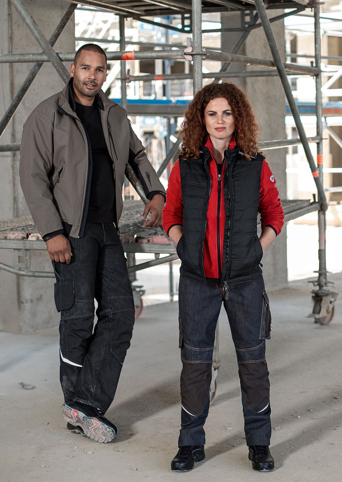 BP® Jean worker femmes noir délavé Thumbnail 4