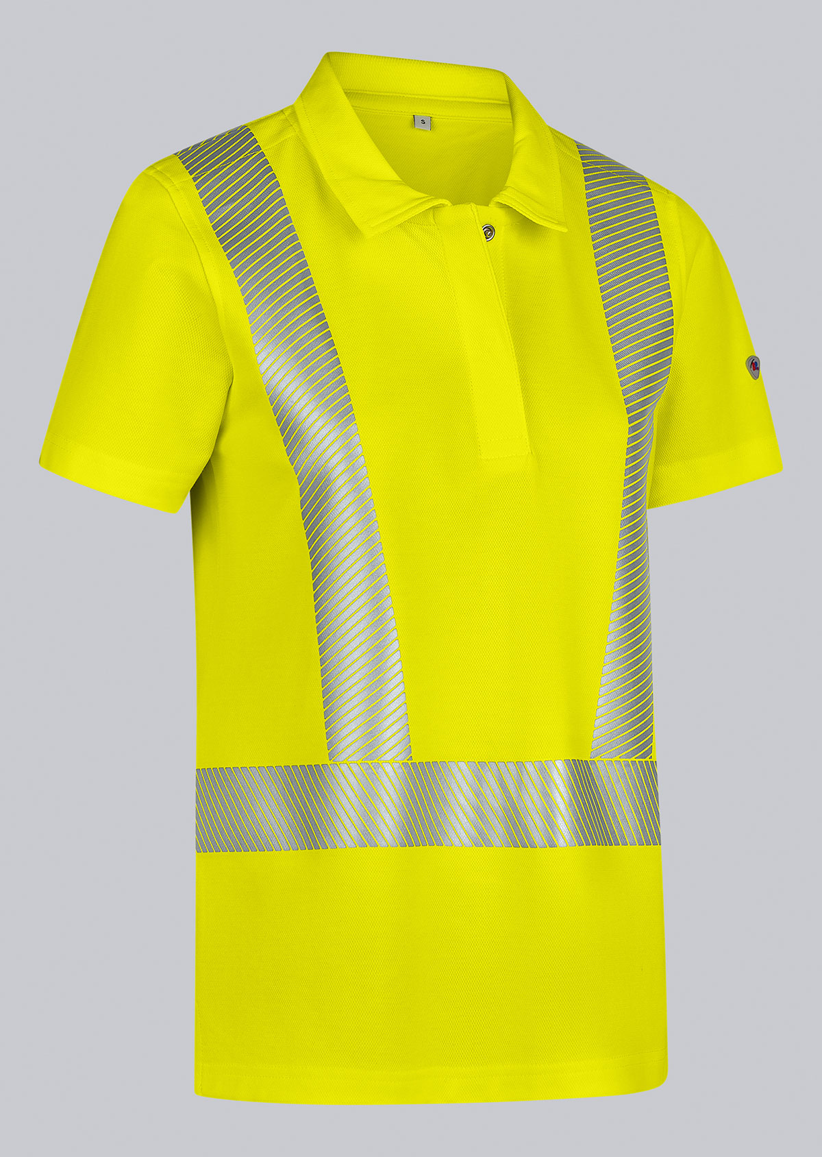 BP® Polo à haute visibilité femmes jaune haute visibilité Thumbnail 2