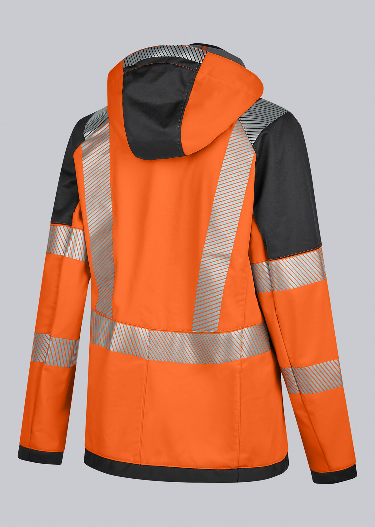 2035-941-6556_BP® Veste stretch soft-shell à haute visibilité femmes_orange haute visibilité/anthracite_image 3