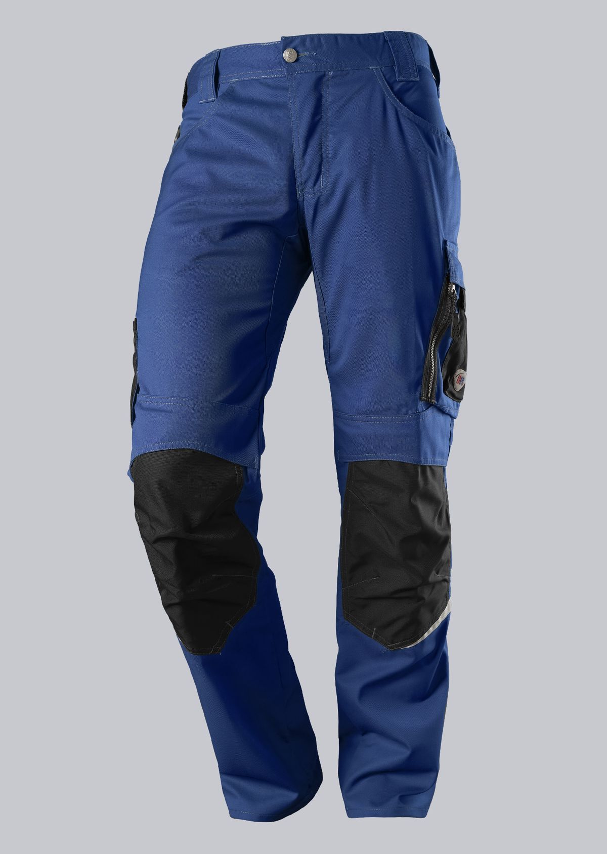 BP® Leichte Arbeitshose mit Kniepolstertaschen königsblau/schwarz Cover Bild