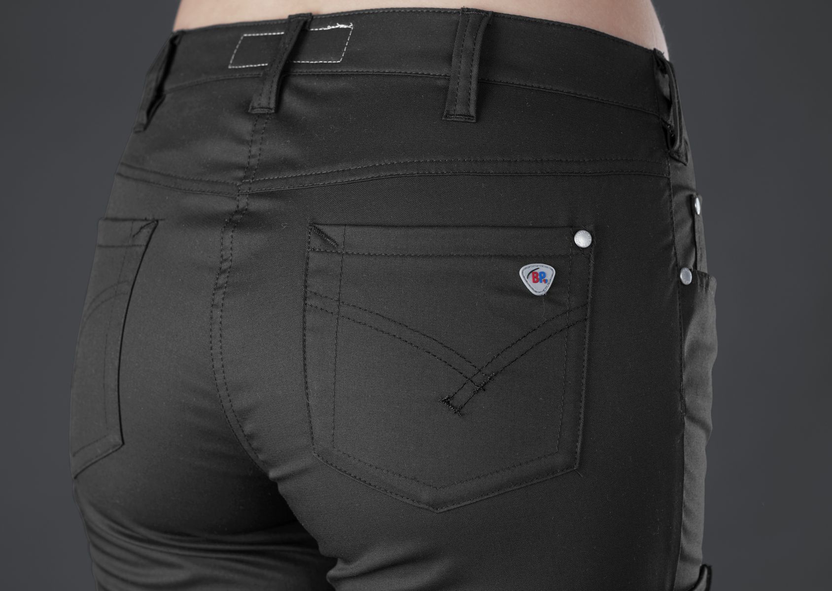 1768-684-0032 BP® Jean stretch léger femmes noir Thumbnail 2