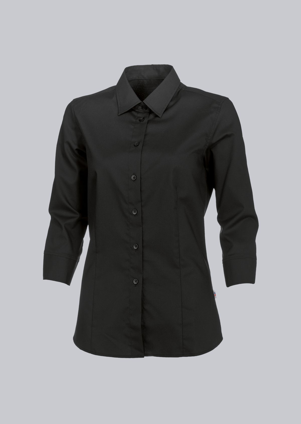 1561-682-32 BP® Stretch-damesblouse 3/4 mouw zwart Hoofdafbeelding