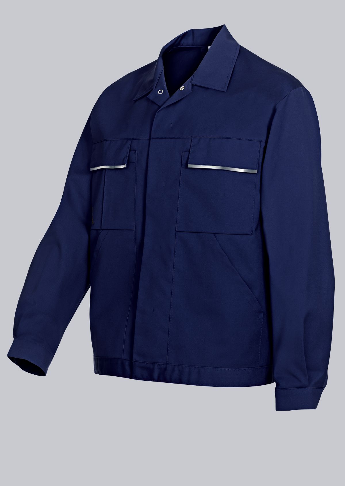 BP® Arbeitsjacke mit verdeckten Knöpfen dunkelblau Cover Bild