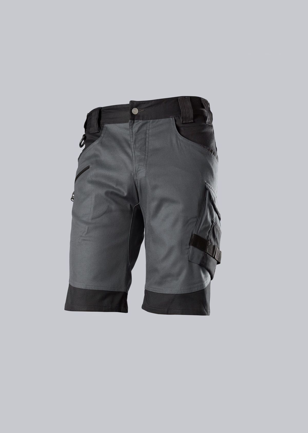 1827-033-5632 BP® Lichte stretch-shorts antraciet/zwart Hoofdafbeelding