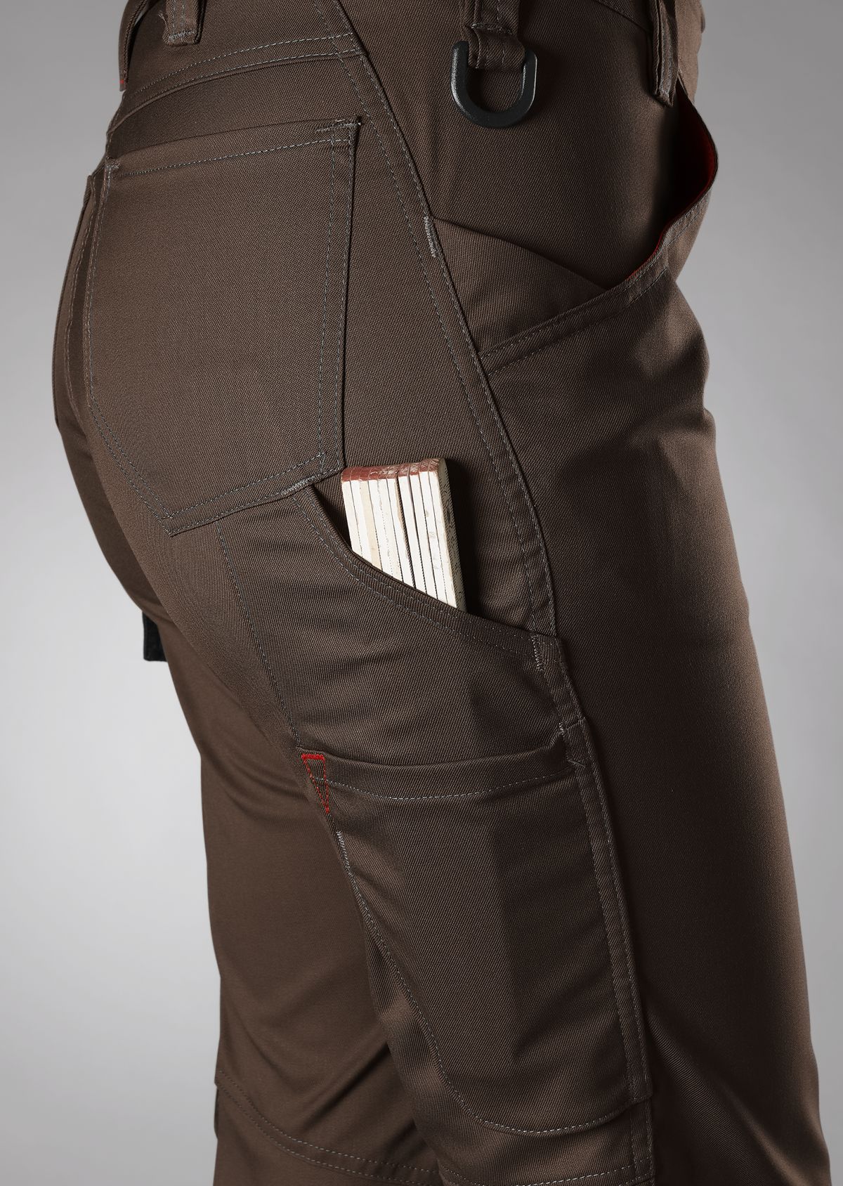 1961-570-0048 BP® Leichte Arbeitshose für Damen braun Thumbnail 3