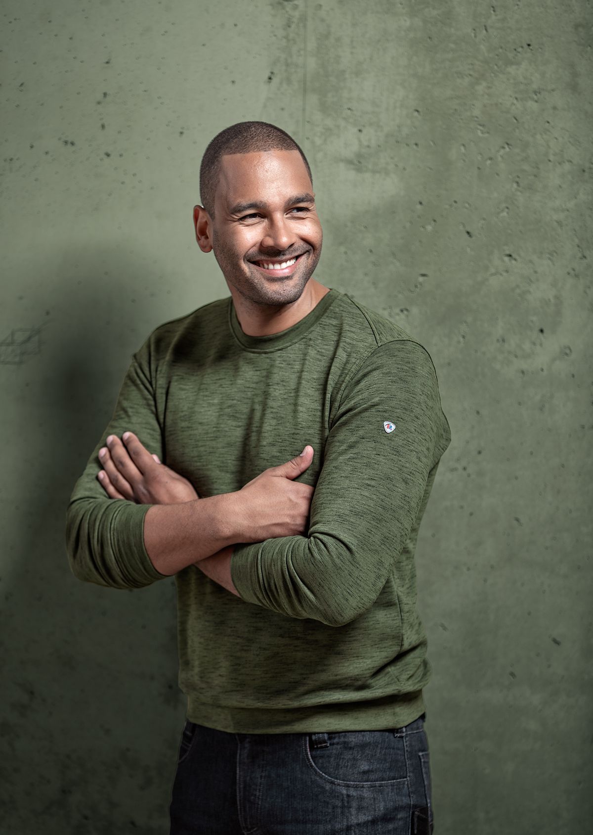 1720-294-0073 BP® Sweatshirt für Sie & Ihn space oliv Thumbnail 2