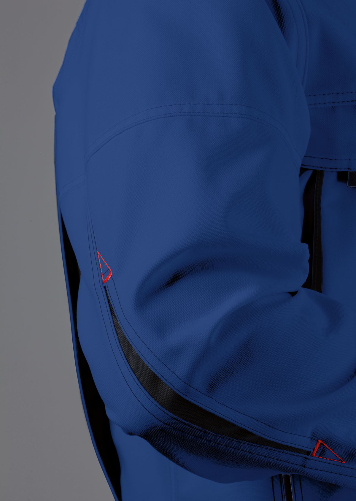 BP® Strapazierfähige Arbeitsjacke königsblau/schwarz Thumbnail 2