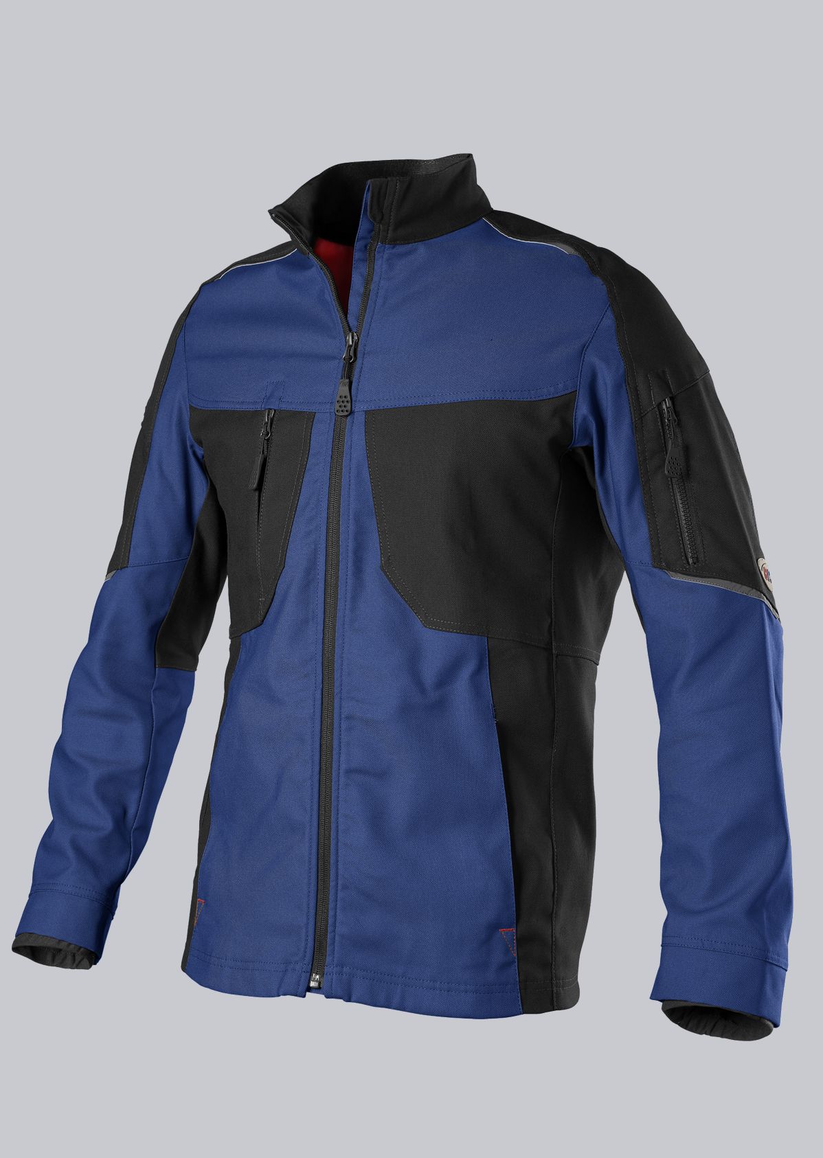 Veste softshell BP® en bleu.