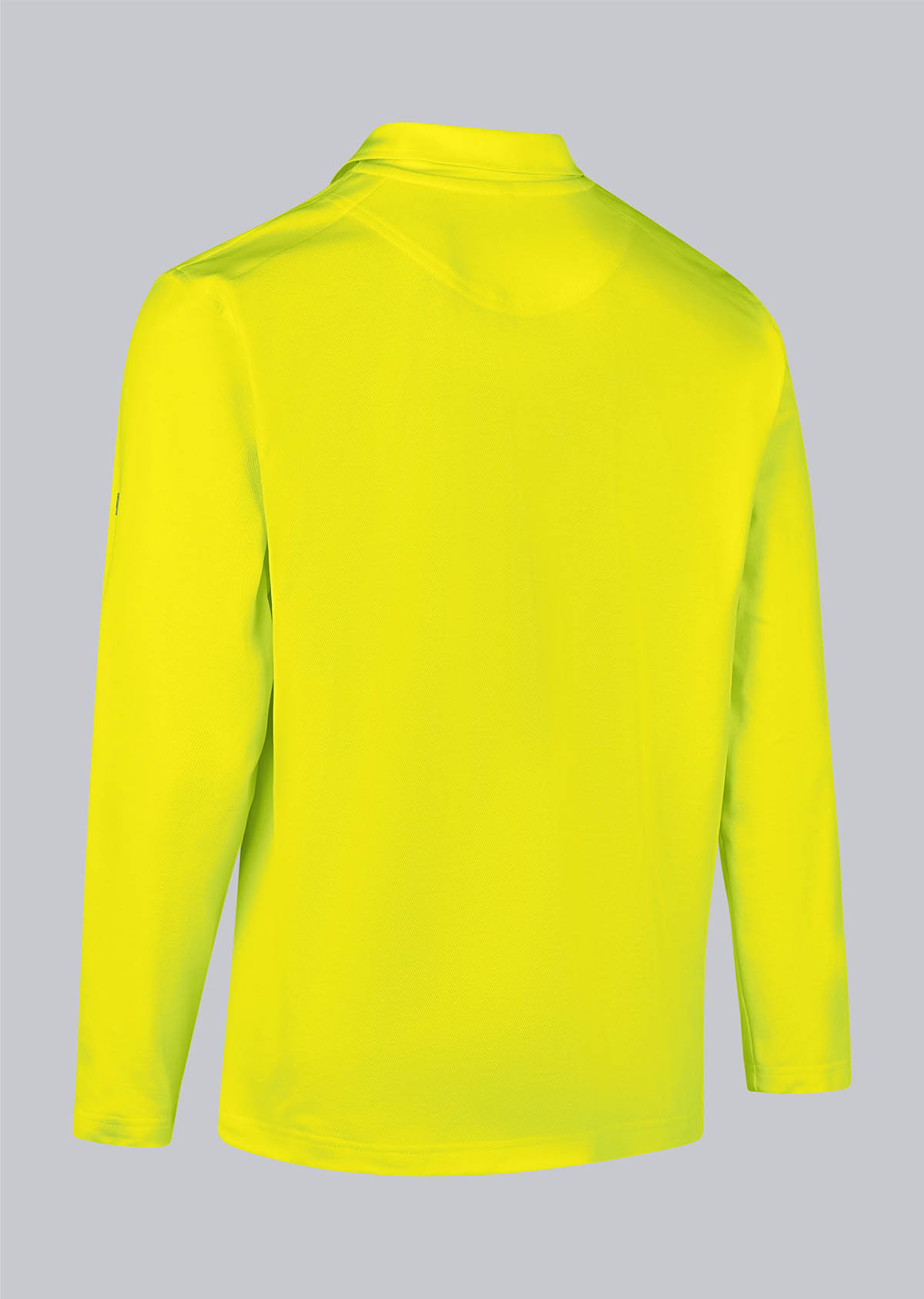 BP® Langarmpoloshirt zur erhöhten Sichtbarkeit warngelb Thumbnail 3