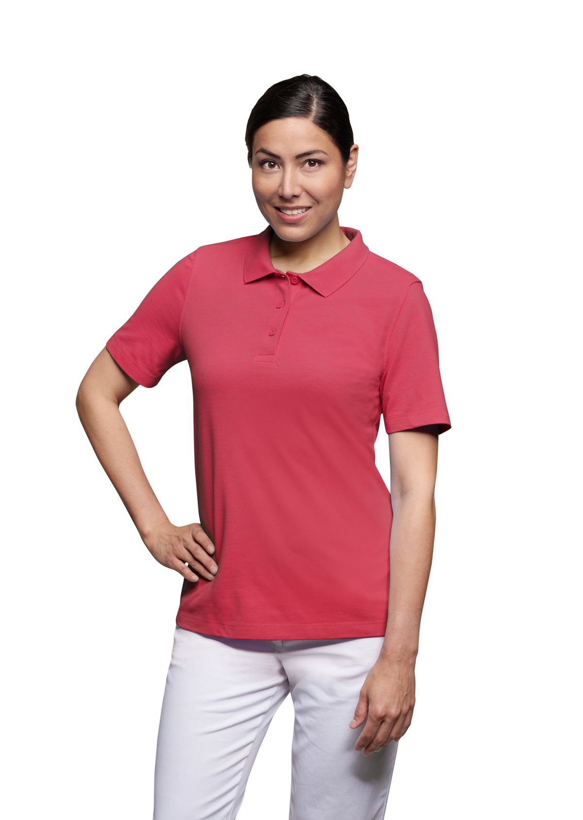 1648-181-188 BP® Damen-Poloshirt koralle Thumbnail 1