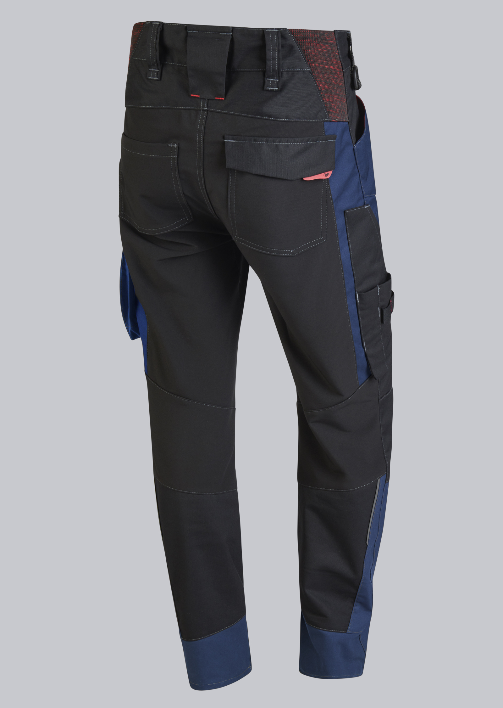 BP® Pantalon de travail hybride léger bleu nuit/noir Thumbnail 1