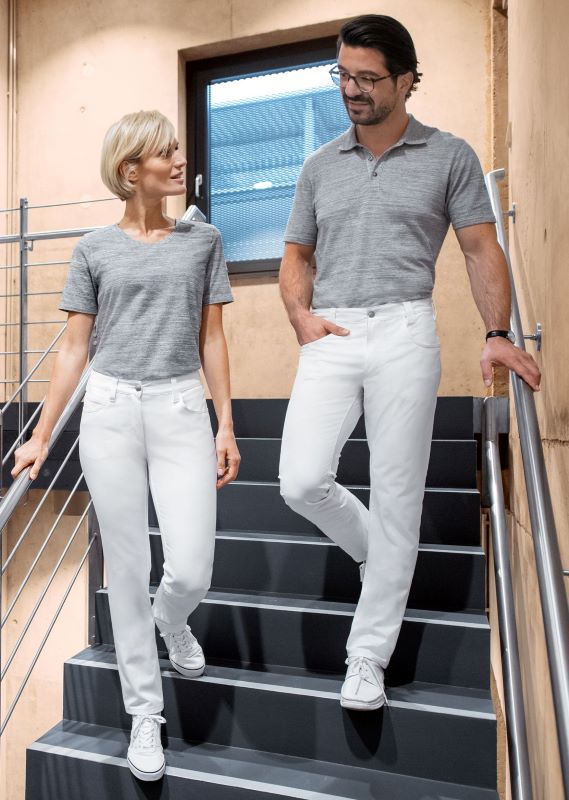 Witte werkbroek dames outlet